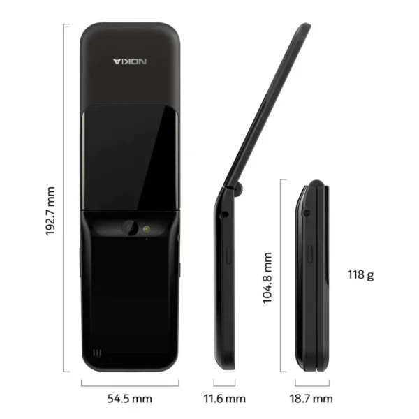 Nokia 2720 Refurbished Flip Phone - Image 3