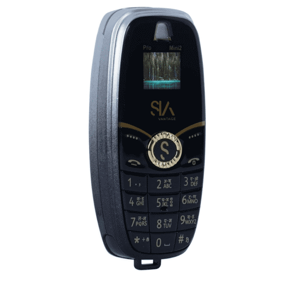SIA PRO Mini 2 Key Shape Dual Sim Keypad Mobile Phone with 0.66" Display - Image 4