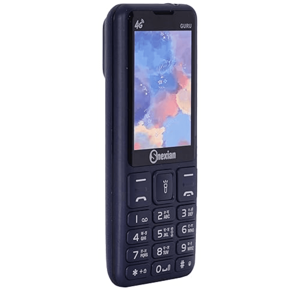 Snexian All-New GURU 4G Working Dual Sim Keypad Mobile - Image 3