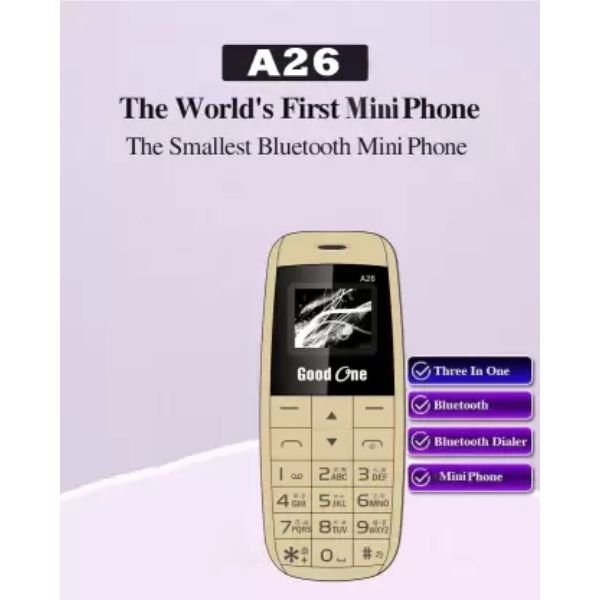 Good One A26 Mini Bluetooth Finger Mobile Phone - Image 3