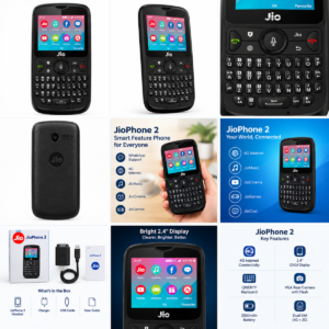 Jio Phone 2 4G Keypad Mobile with QWERTY Keyboard